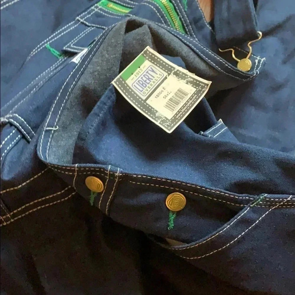 Liberty Men’s Denim Bib Overalls New - Picture 12 of 12